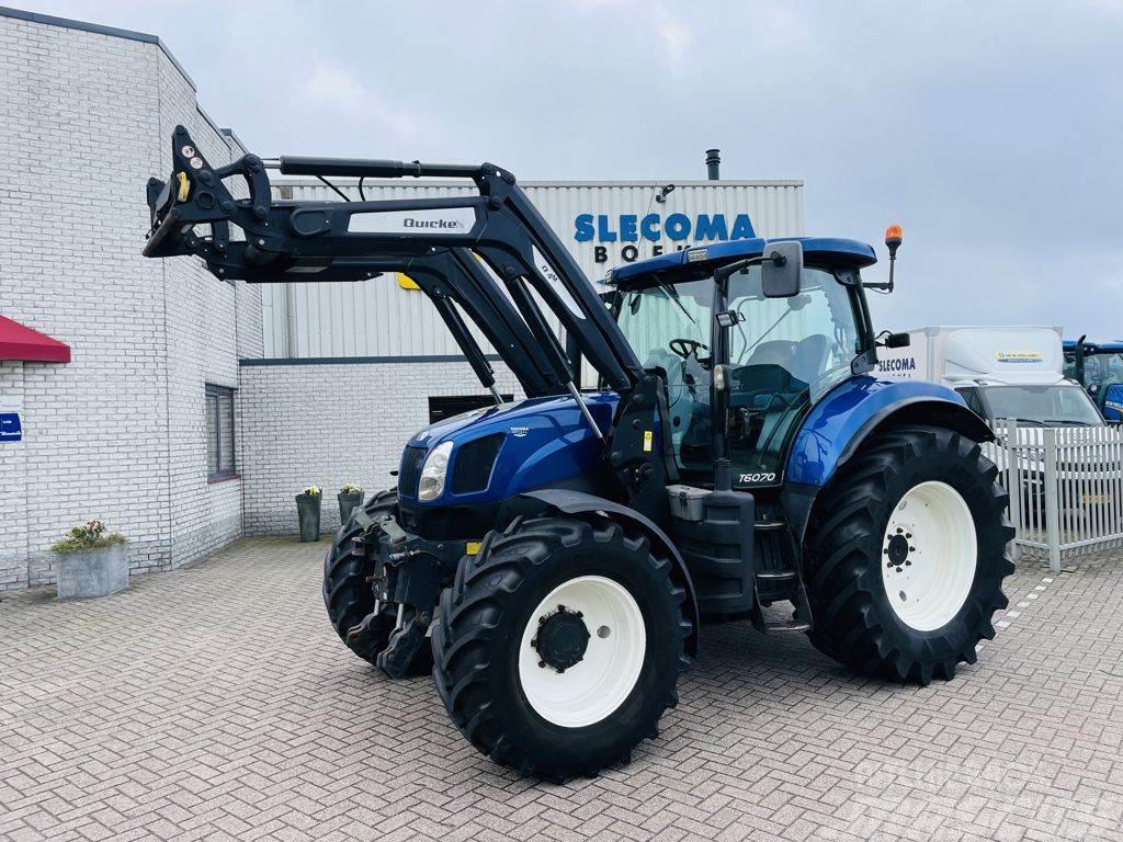 New Holland T6070 RC Alö frontlader Fronthef+PTO Ciągniki rolnicze