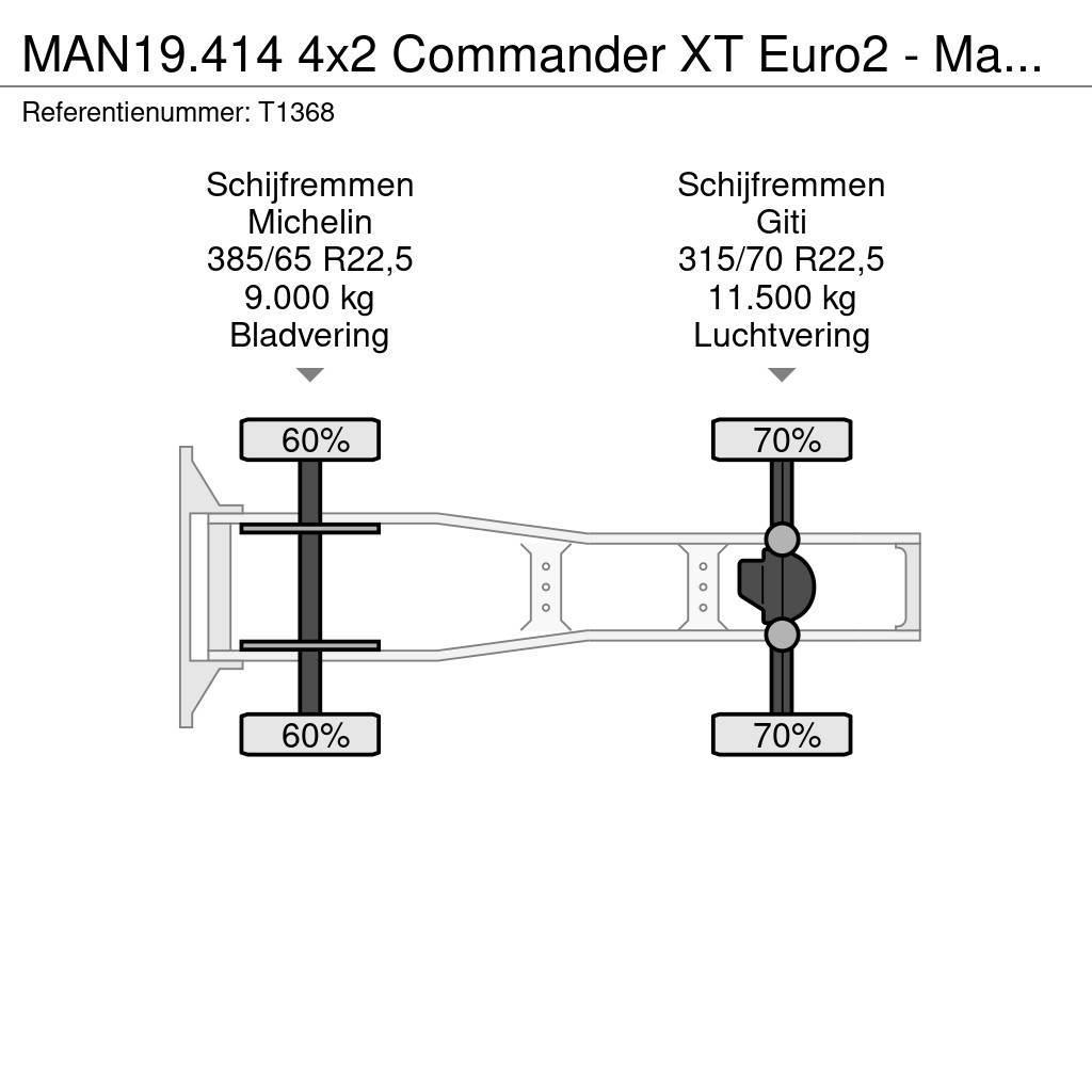 MAN 19.414 4x2 Commander XT Euro2 - Manual - MKG HLK30 Ciągniki siodłowe