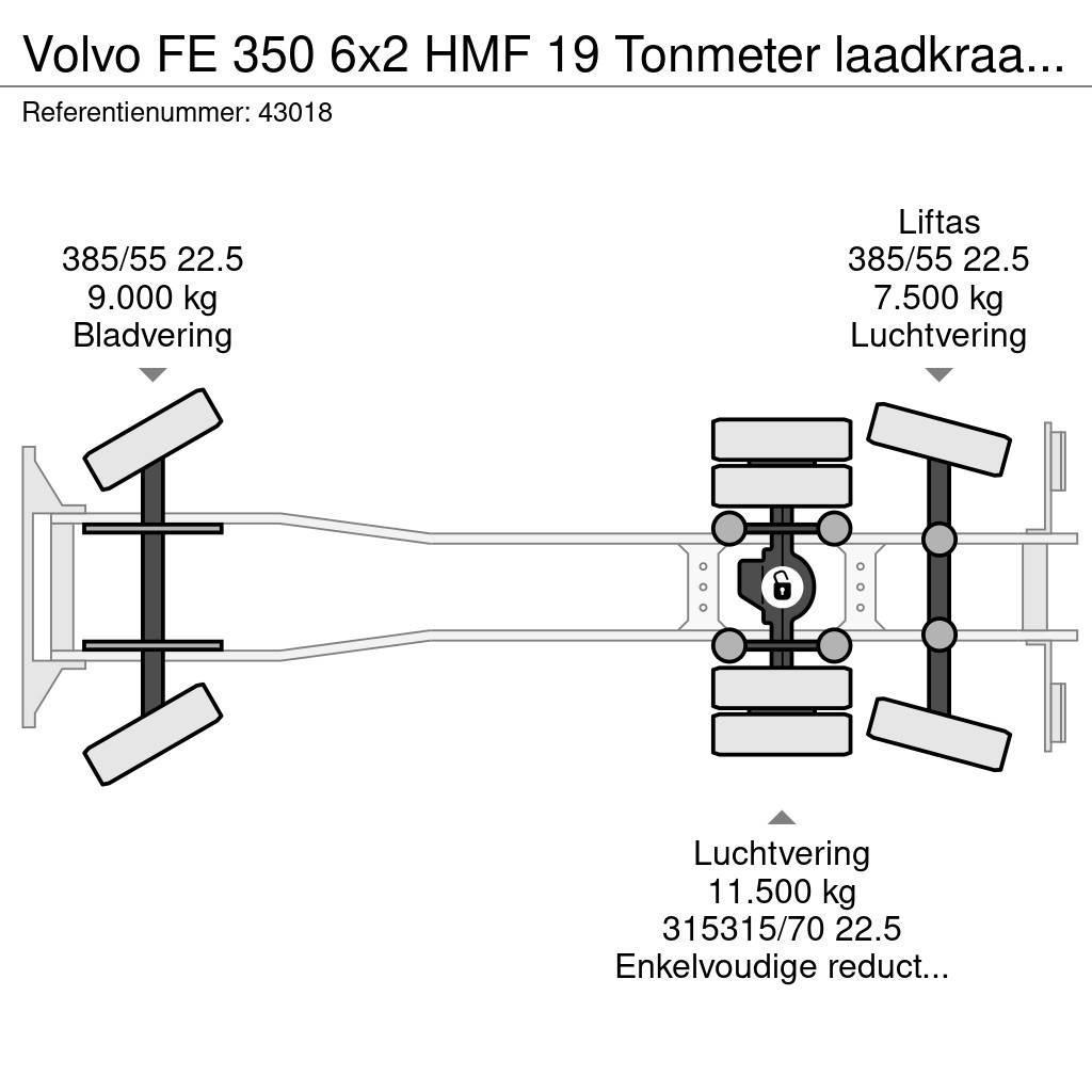 Volvo FE 350 6x2 HMF 19 Tonmeter laadkraan New and Unuse Hakowce