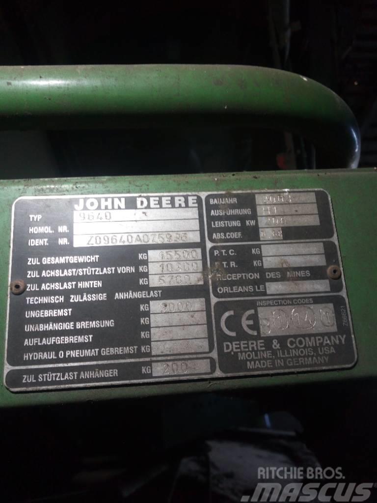 John Deere 9640 WTS Kombajny zbożowe