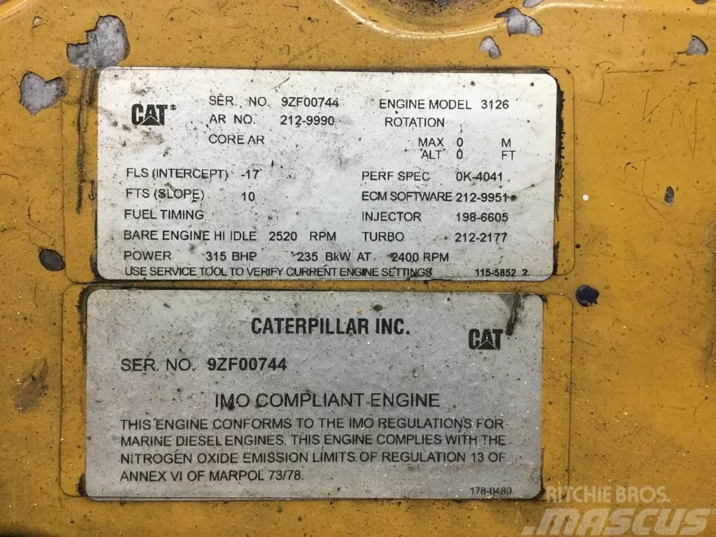 CAT 3126B MARINE 9ZF-2129990 USED Silniki
