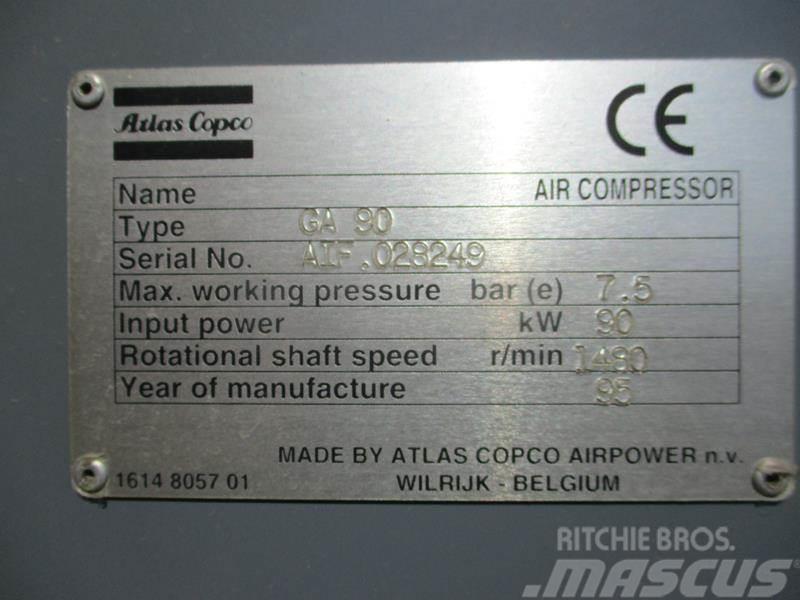 Atlas Copco GA 90 Kompresory