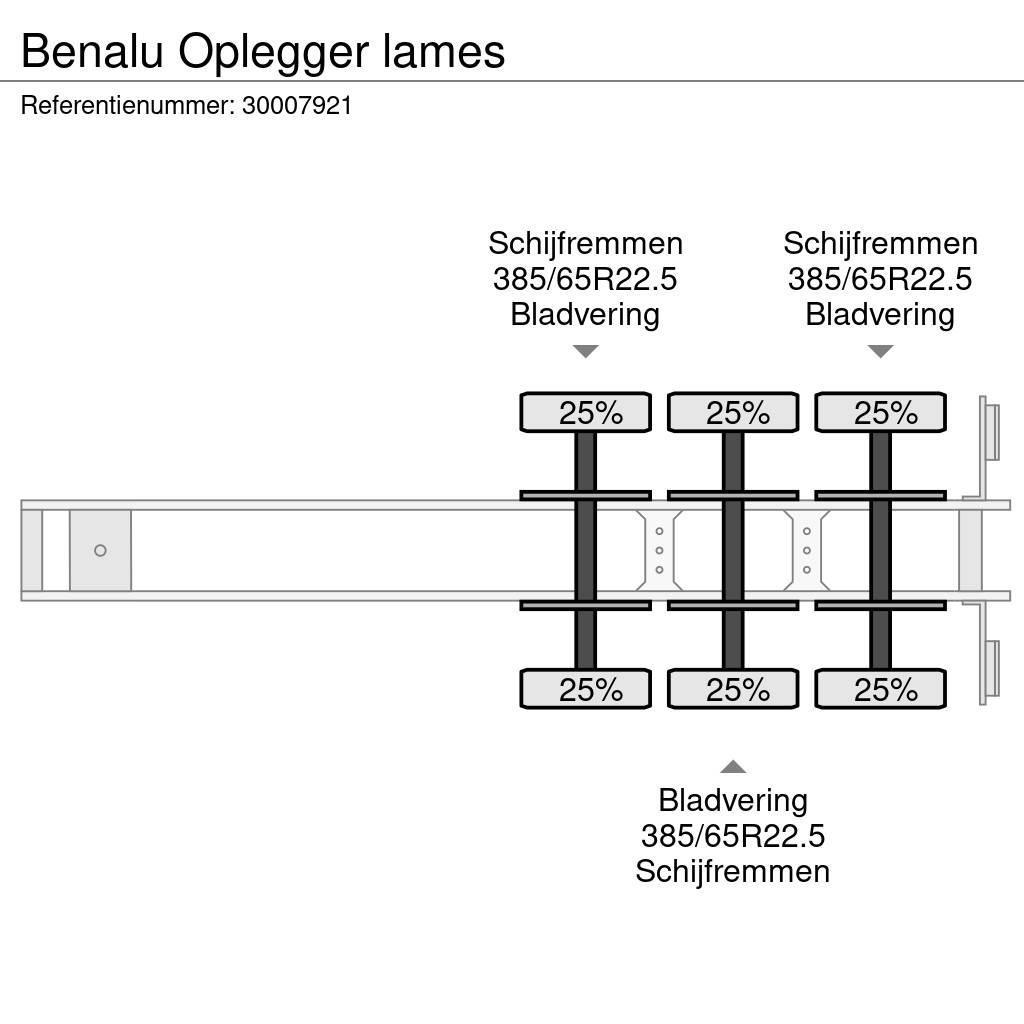 Benalu Oplegger lames Platformy / Naczepy z otwieranymi burtami