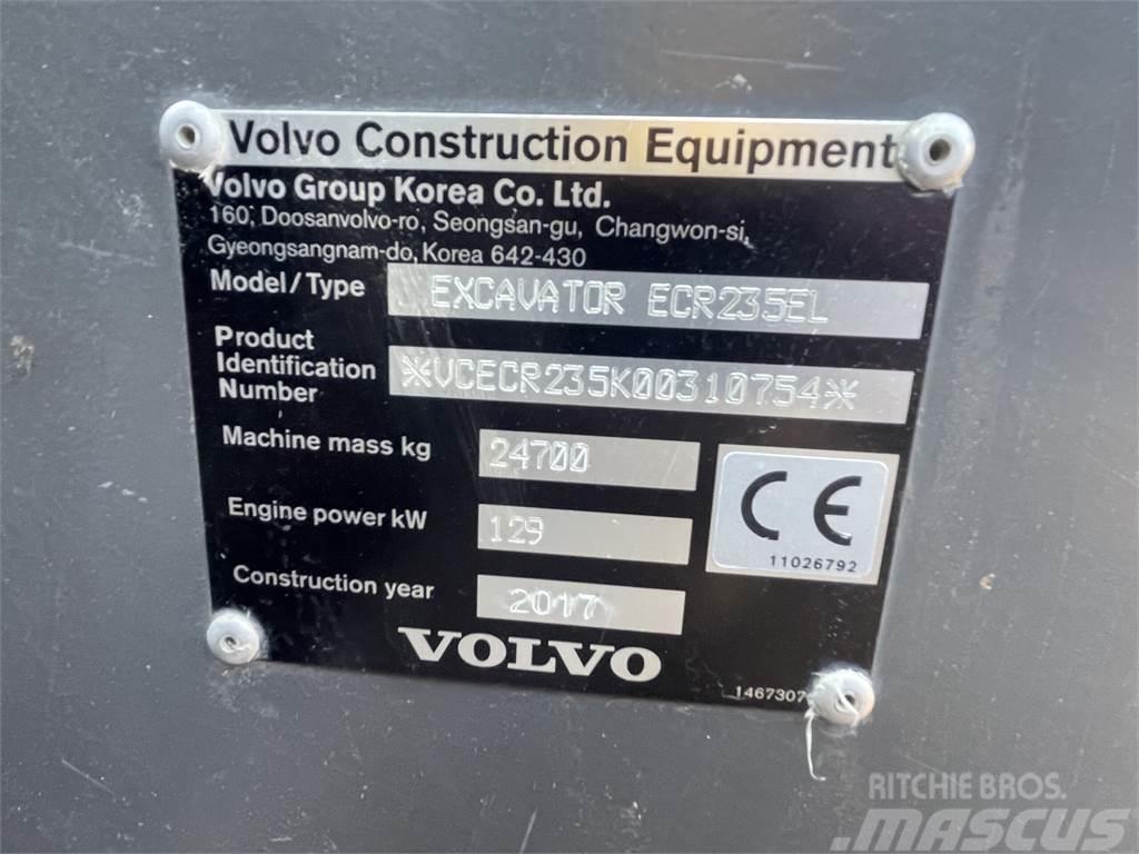 Volvo ECR235EL Koparki gąsienicowe