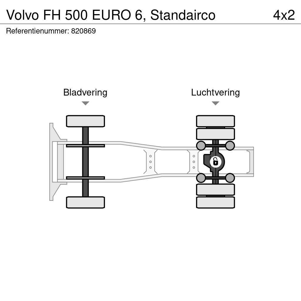Volvo FH 500 EURO 6, Standairco Ciągniki siodłowe