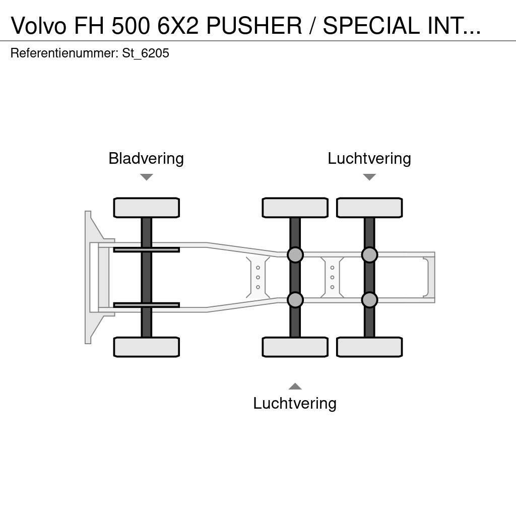 Volvo FH 500 6X2 PUSHER / SPECIAL INTERIOR Ciągniki siodłowe
