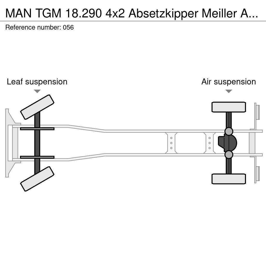 MAN TGM 18.290 4x2 Absetzkipper Meiller AK 10 MT Bramowce