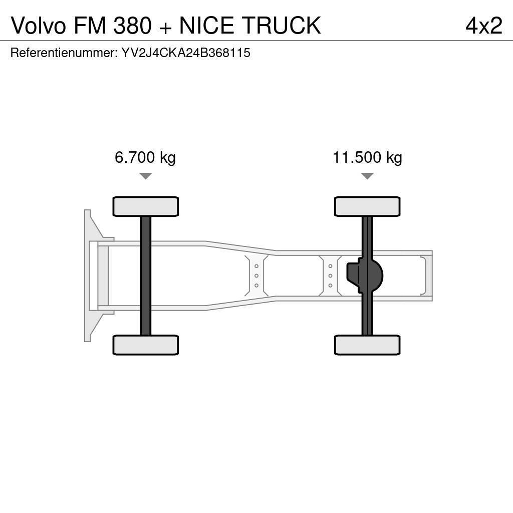 Volvo FM 380 + NICE TRUCK Ciągniki siodłowe
