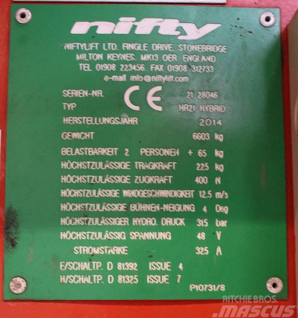 Niftylift BS2191 - HR21 Podnośniki przegubowe