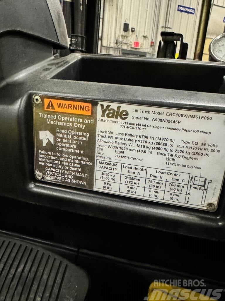 Yale ERC100VH Wózki elektryczne