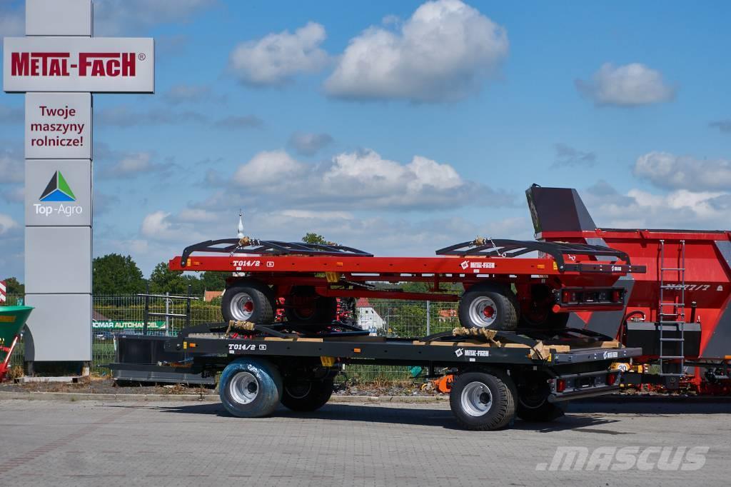 Metal-Fach T014/2   Bale trailer, remorcă de baloturi Przyczepy do przewozu słomy w belach