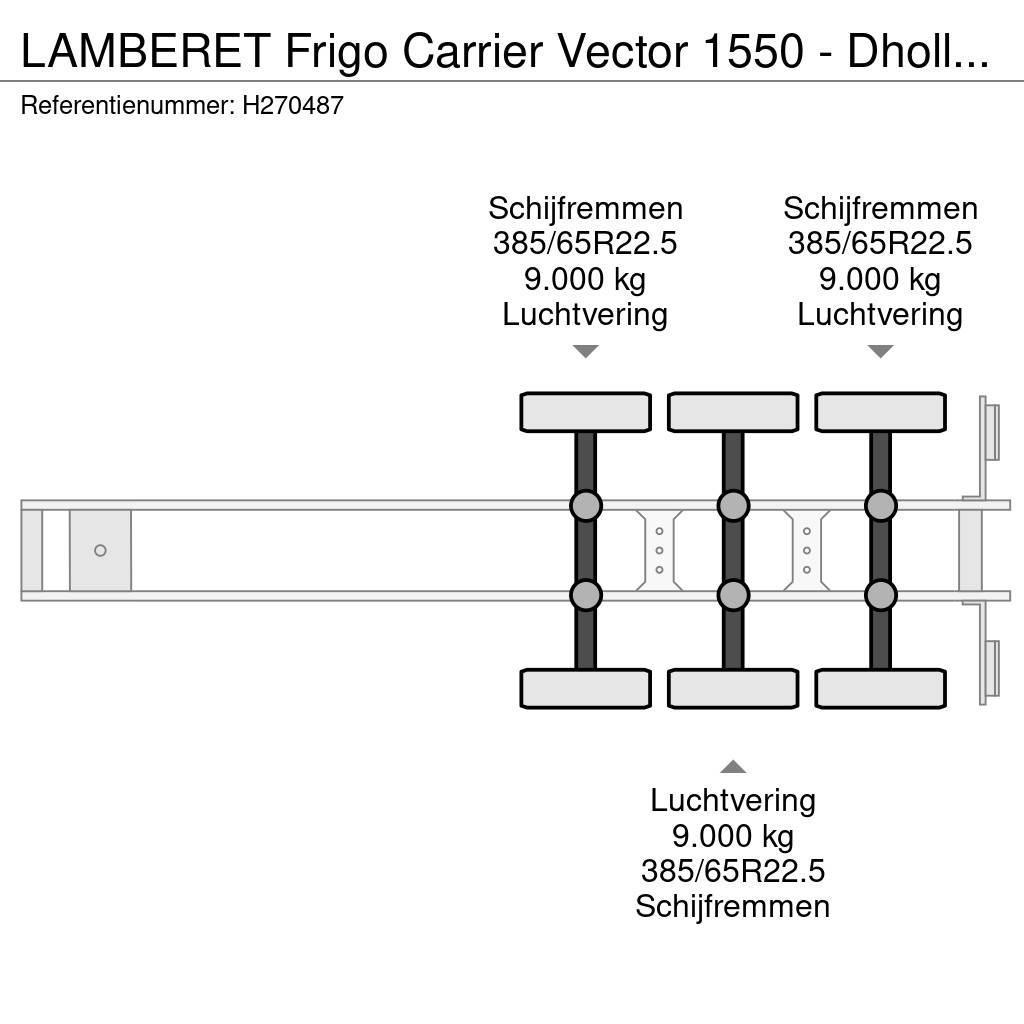 Lamberet Frigo Carrier Vector 1550 - Dhollandia Loadlift - Naczepy chłodnie