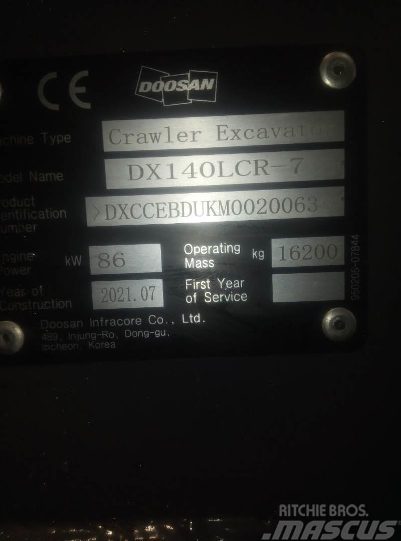 Doosan DX140LCR-7 Koparki gąsienicowe