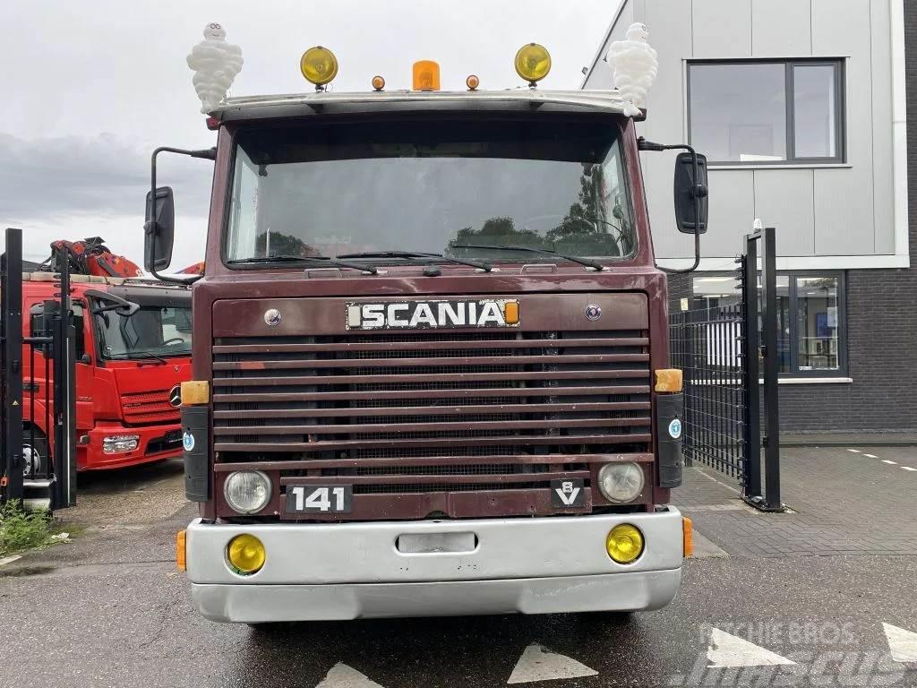 Scania LB141 V8 141 V8 - 6X2 - BOX 7,35 METER Ciężarówki typu Platforma / Skrzynia