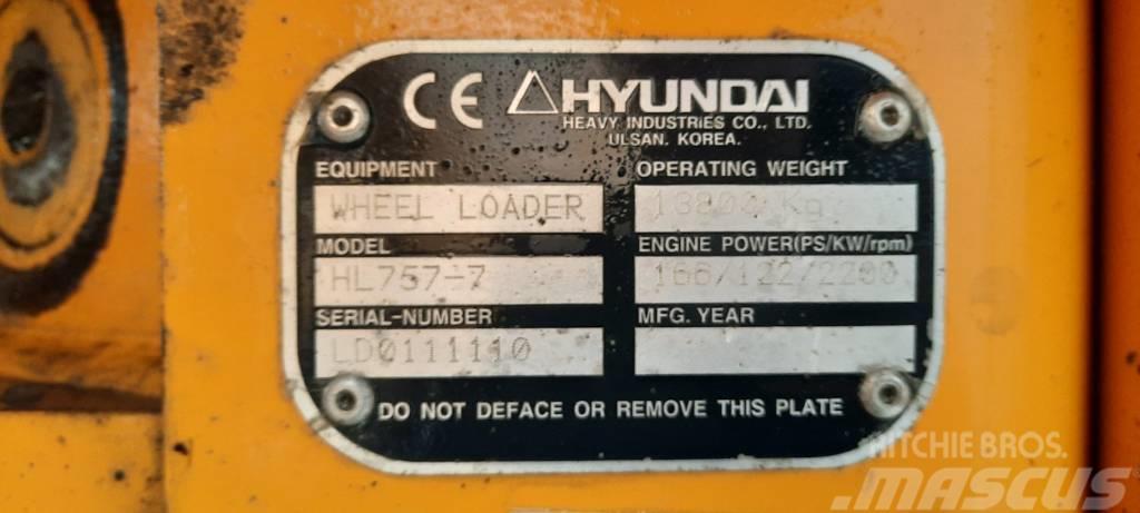 Hyundai HL 757-7 Ładowarki kołowe