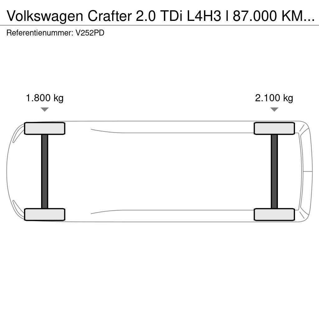 Volkswagen Crafter 2.0 TDi L4H3 l 87.000 KM l Airco l Cruise Samochody dostawcze ze skrzynią zamkniętą