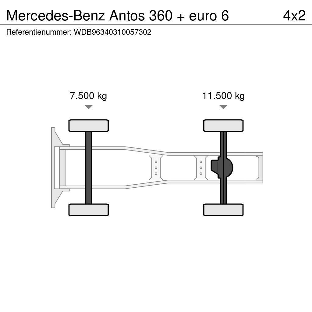 Mercedes-Benz Antos 360 + euro 6 Ciągniki siodłowe