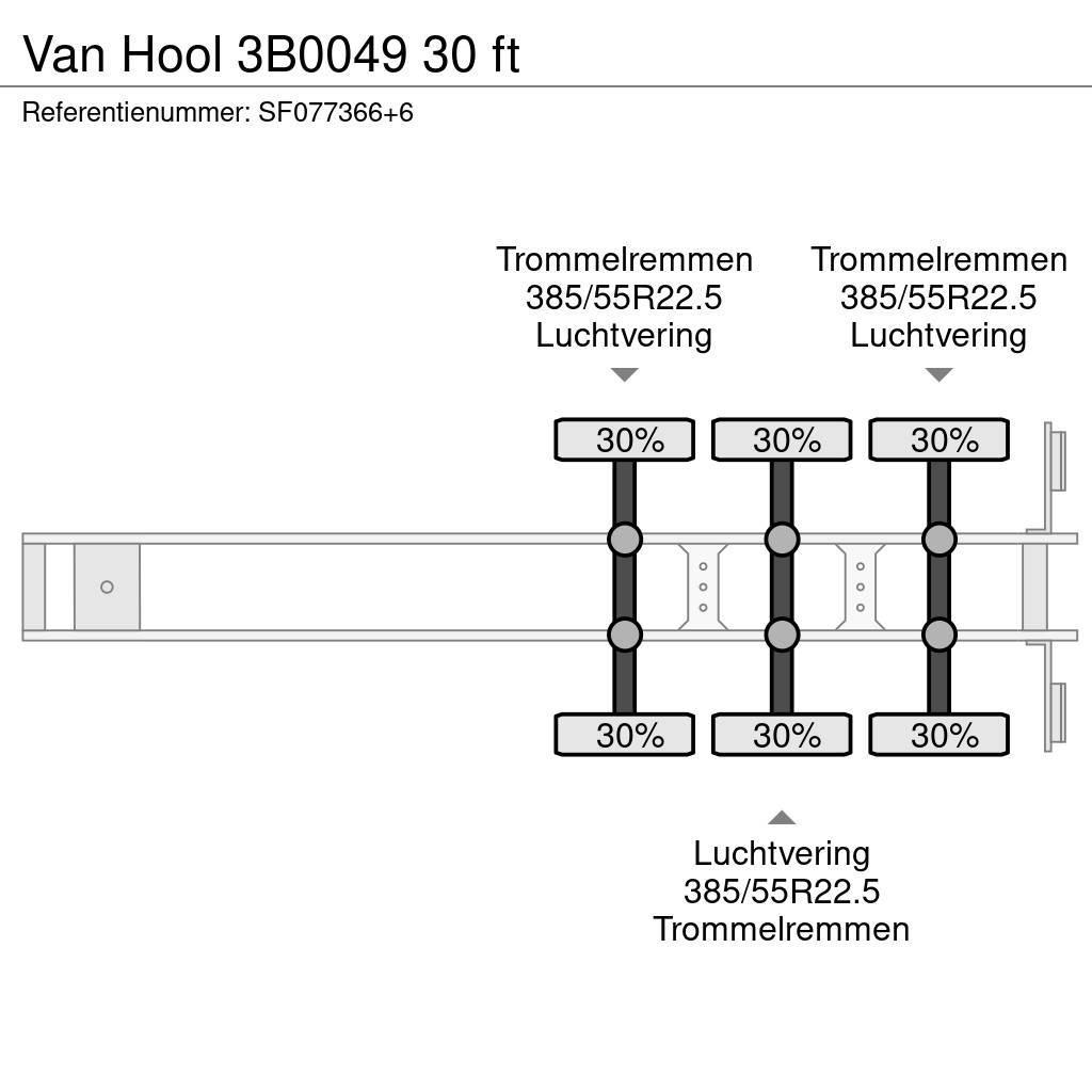 Van Hool 3B0049 30 ft Naczepy do transportu kontenerów