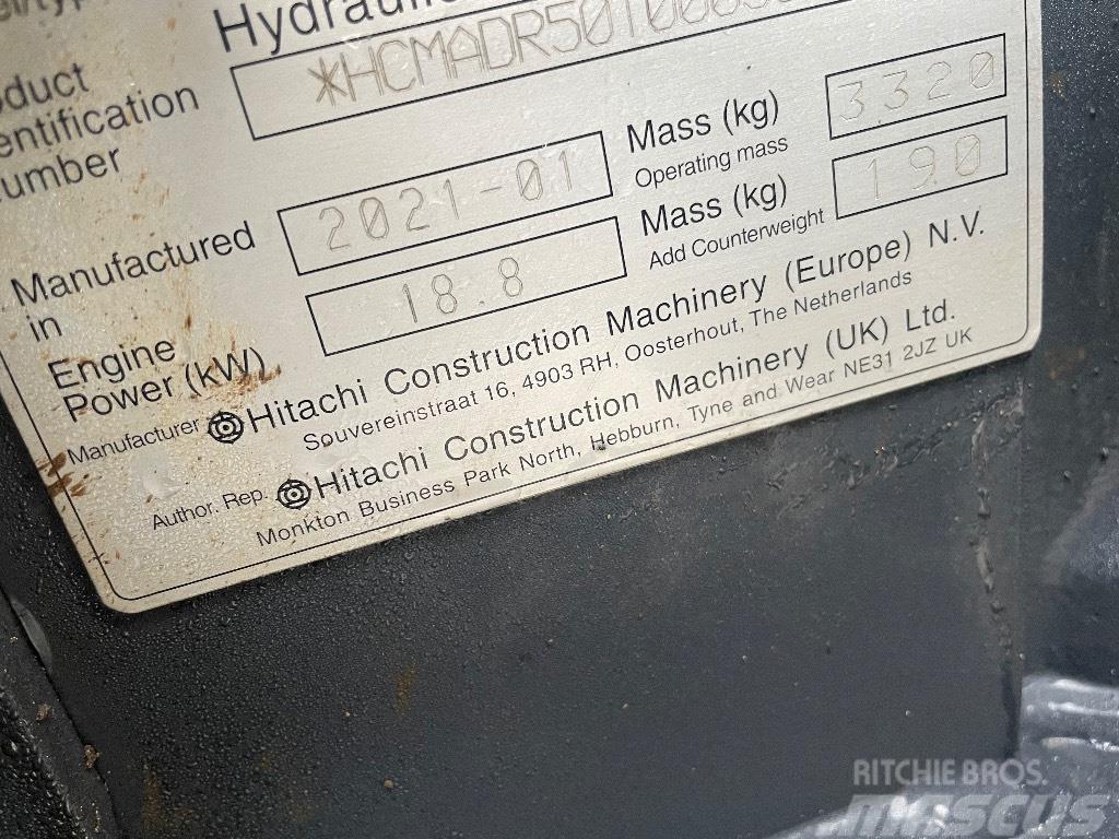 Hitachi ZX 33 U Minikoparki