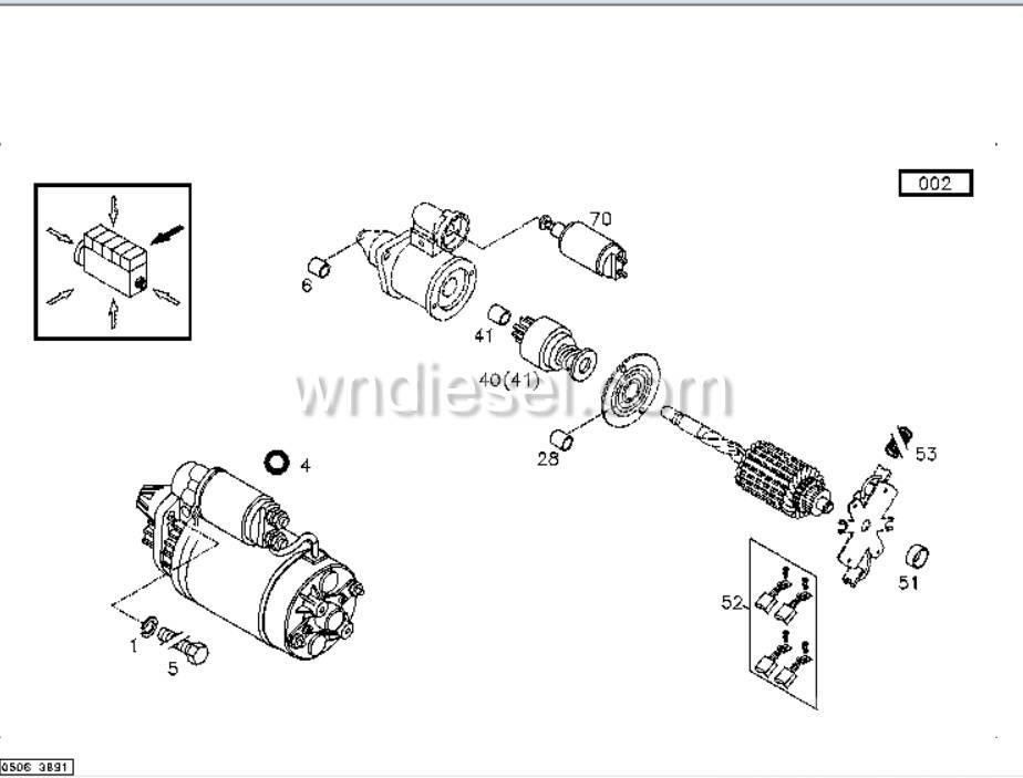 Deutz Spare-Parts-2013-Starter-0117-9586 Silniki