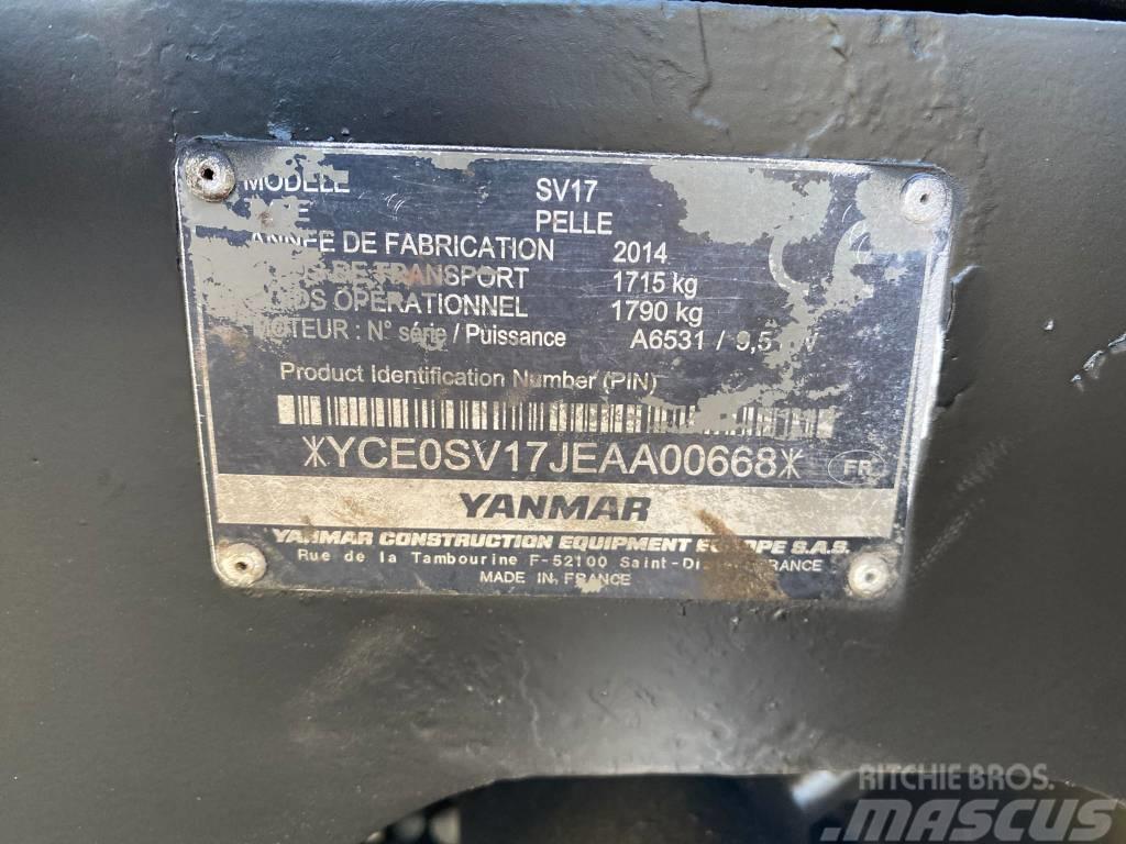 Yanmar SV 17 Minikoparki