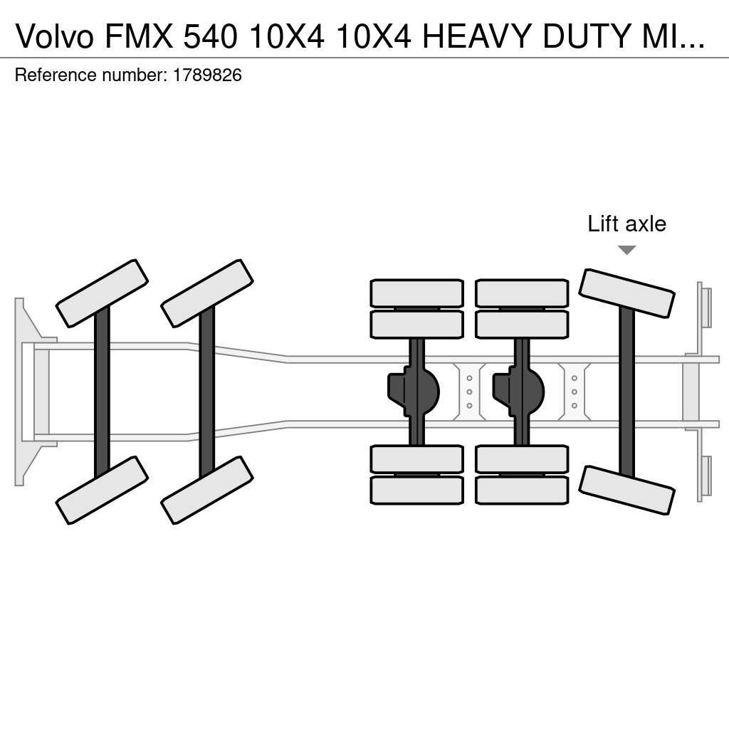 Volvo FMX 540 10X4 10X4 HEAVY DUTY MINING KH KIPPER/TIPP Wywrotki