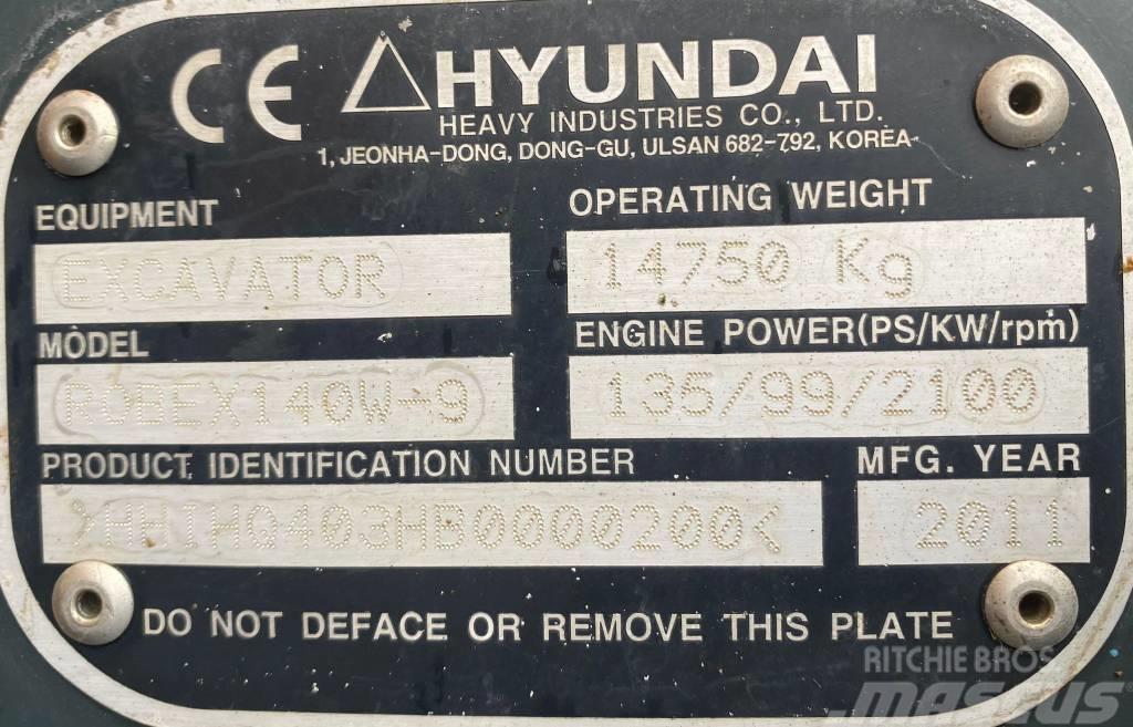 Hyundai Robex 140 W-9 Koparki kołowe
