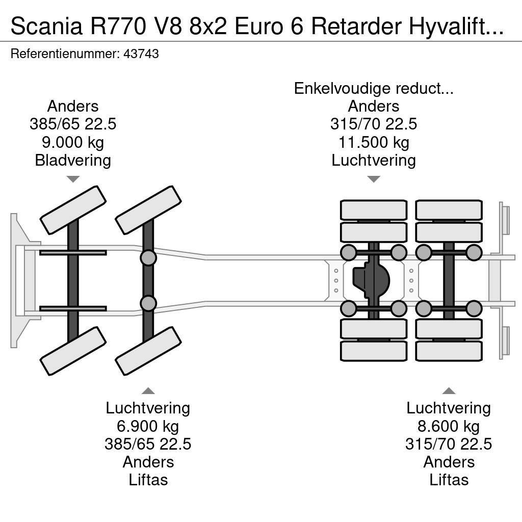 Scania R770 V8 8x2 Euro 6 Retarder Hyvalift 26 Ton NEW AN Hakowce