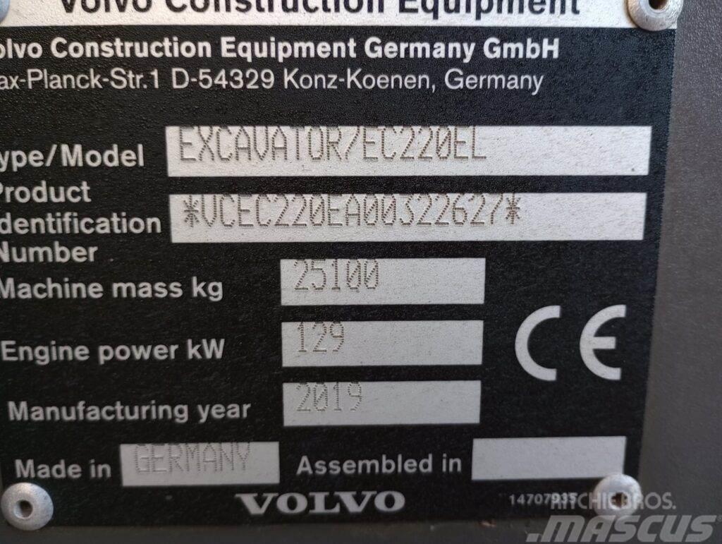 Volvo EC220EL Koparki gąsienicowe