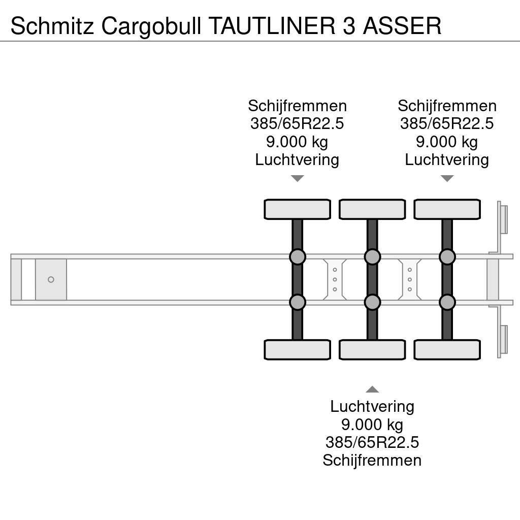 Schmitz Cargobull TAUTLINER 3 ASSER Naczepy firanki