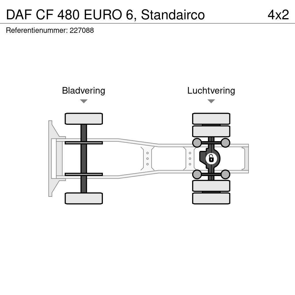 DAF CF 480 EURO 6, Standairco Ciągniki siodłowe