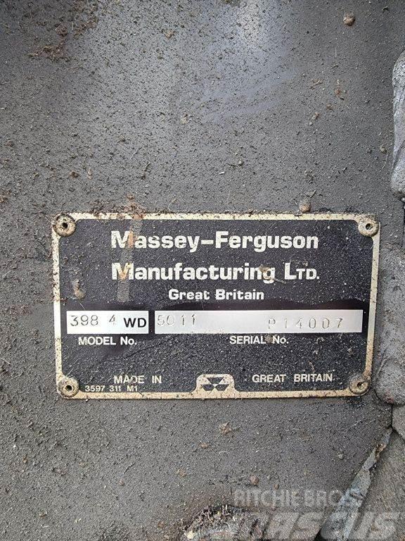 Massey Ferguson 398 - 4x4 Ciągniki rolnicze