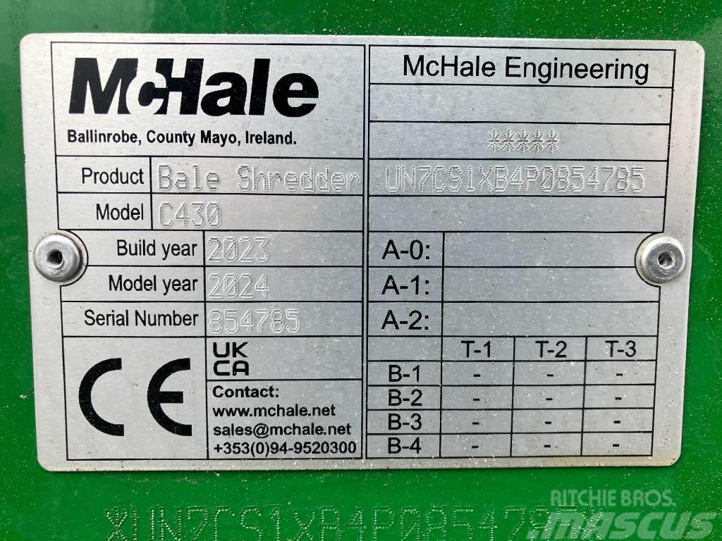 McHale C430  strömaskin Akcesoria rolnicze