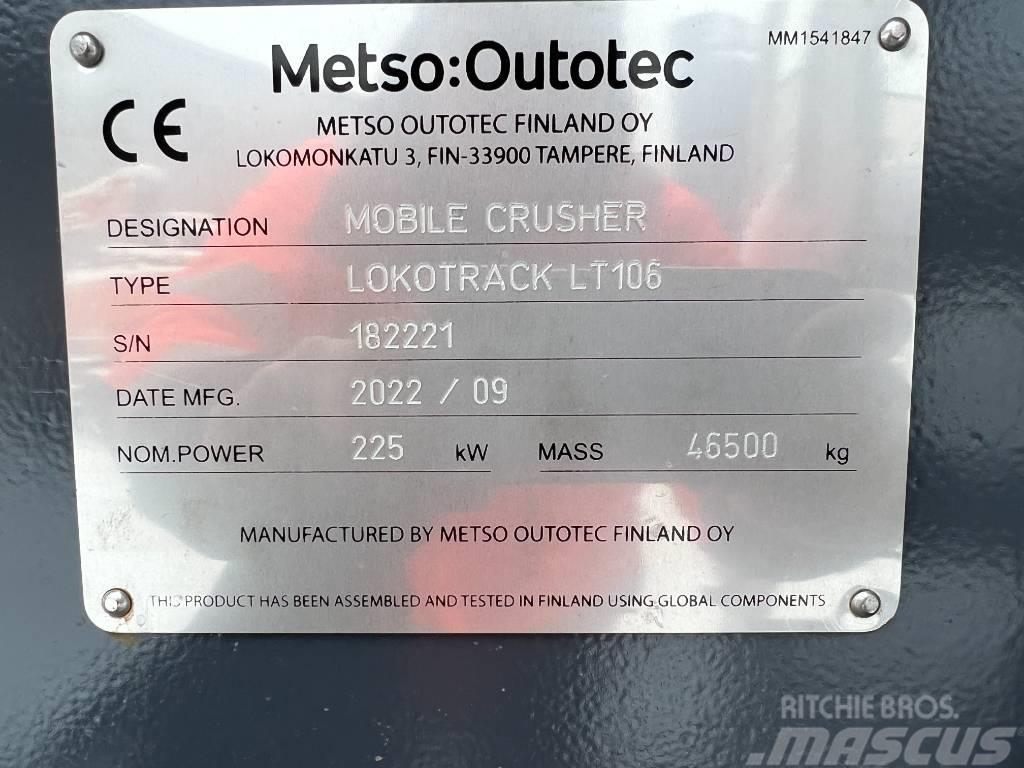 Metso LT106 Kruszarki mobilne