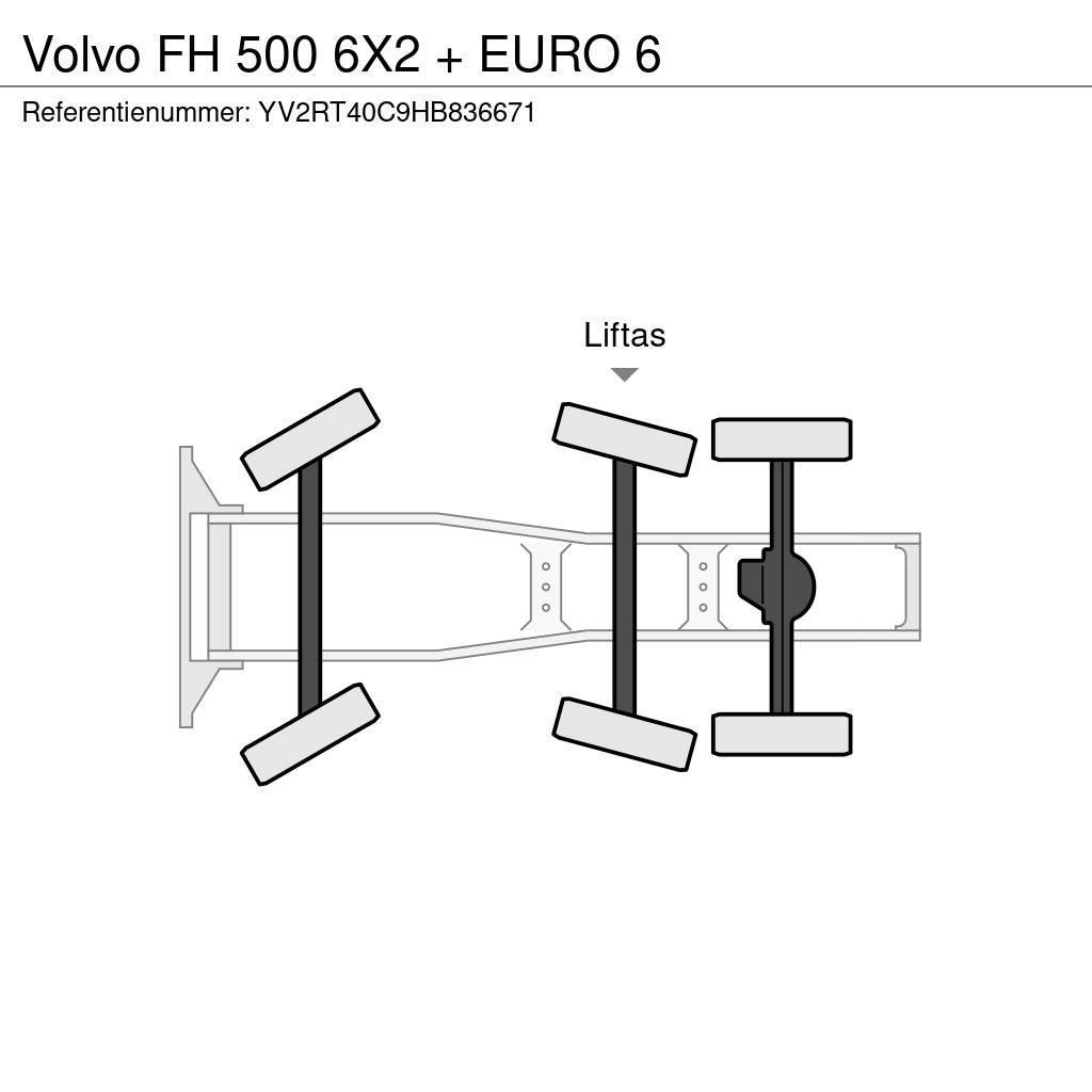 Volvo FH 500 6X2 + EURO 6 Ciągniki siodłowe