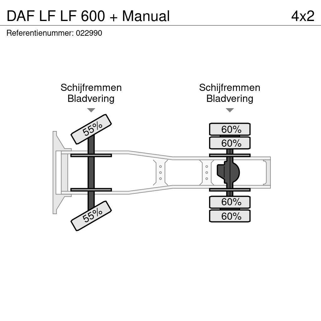 DAF LF LF 600 + Manual Ciągniki siodłowe