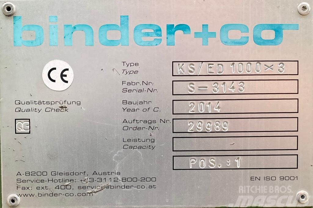  Binder KS/ED 1000 x 3 Przesiewacze