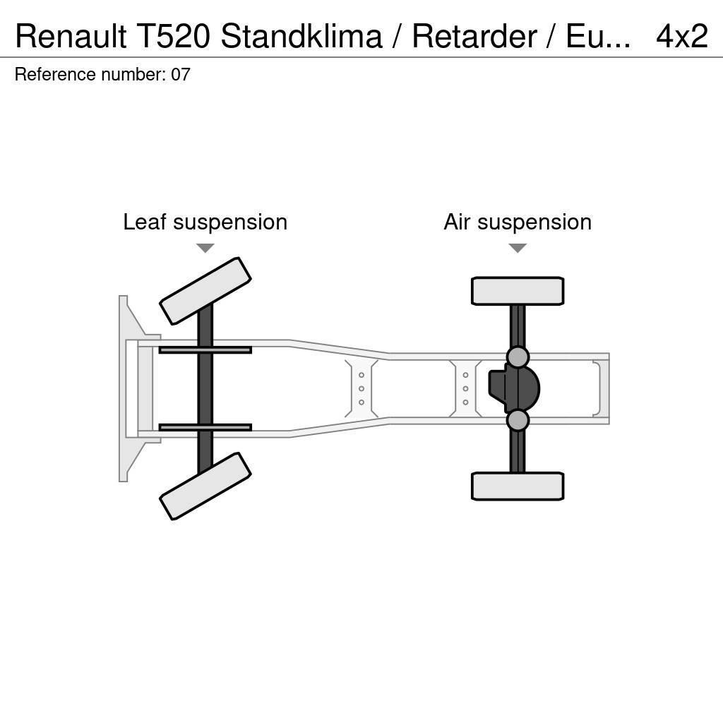 Renault T520 Standklima / Retarder / Euro 6 Ciągniki siodłowe