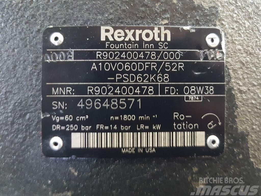 Rexroth A10VO60DFR/52R - Load sensing pump Hydraulika