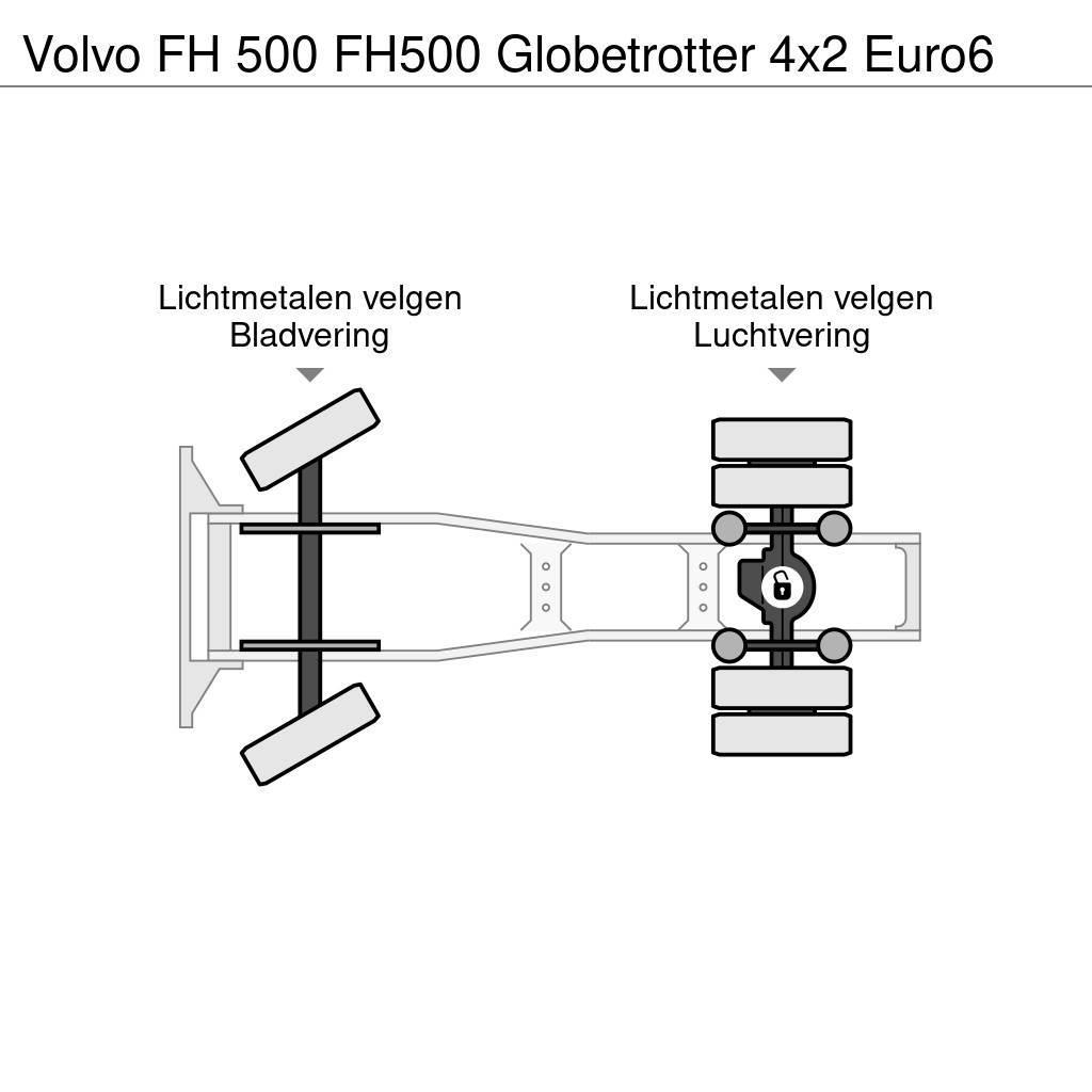Volvo FH 500 FH500 Globetrotter 4x2 Euro6 Ciągniki siodłowe