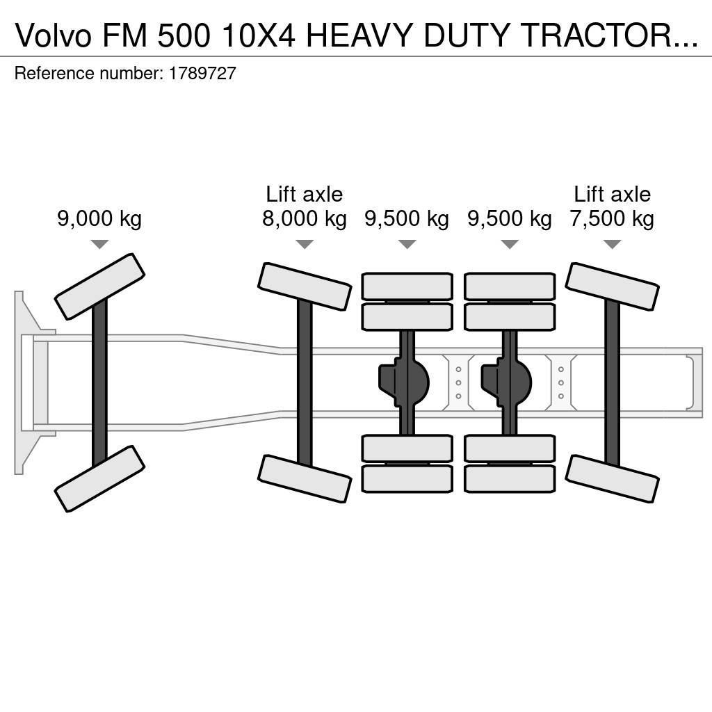 Volvo FM 500 10X4 HEAVY DUTY TRACTOR/SZM/TREKKER Ciągniki siodłowe