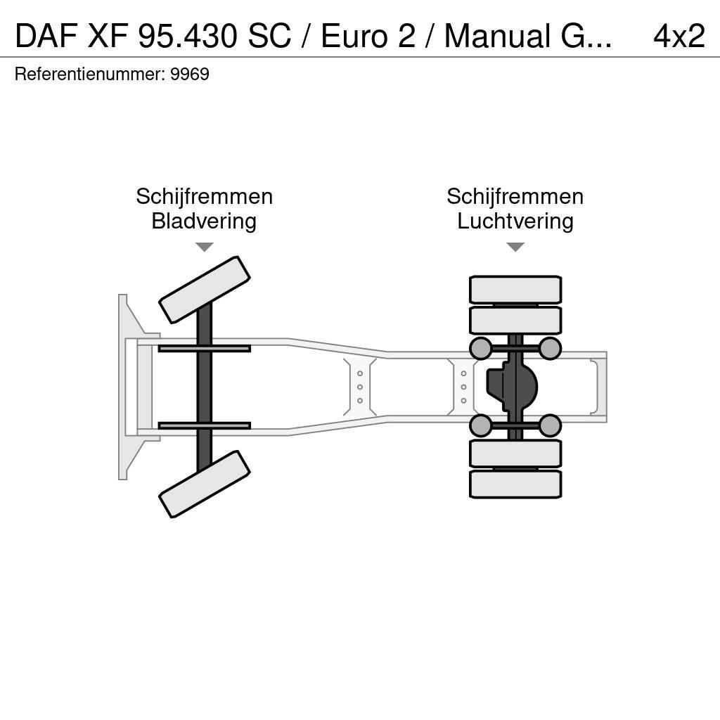 DAF XF 95.430 SC / Euro 2 / Manual Gearbox Ciągniki siodłowe
