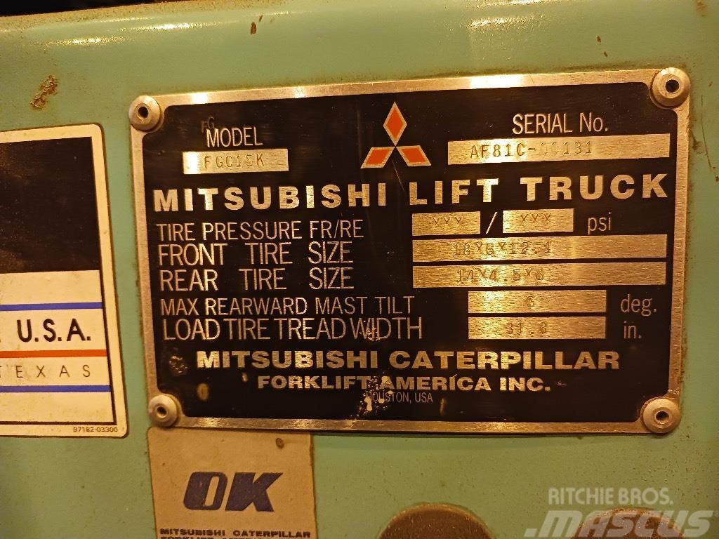 Mitsubishi FGC15K Wózki widłowe inne