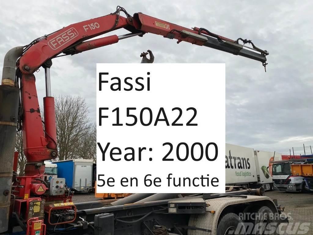 Fassi F150A22 5e + 6e functie F150A22 Żurawie