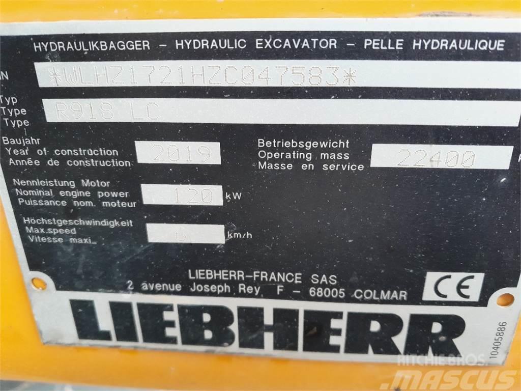 Liebherr R918 LC G6.0 Koparki gąsienicowe