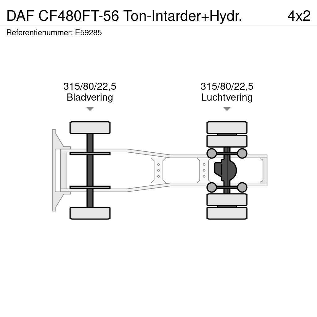 DAF CF480FT-56 Ton-Intarder+Hydr. Ciągniki siodłowe