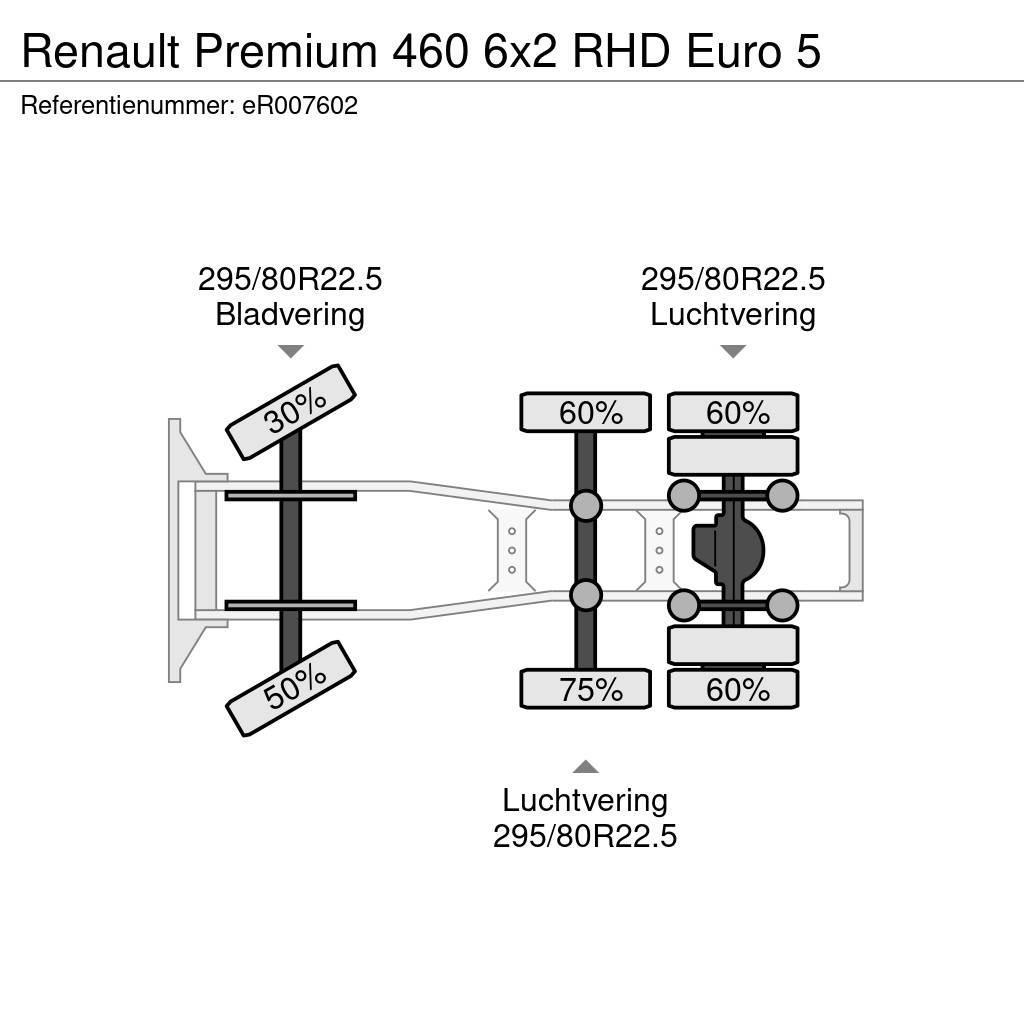 Renault Premium 460 6x2 RHD Euro 5 Ciągniki siodłowe