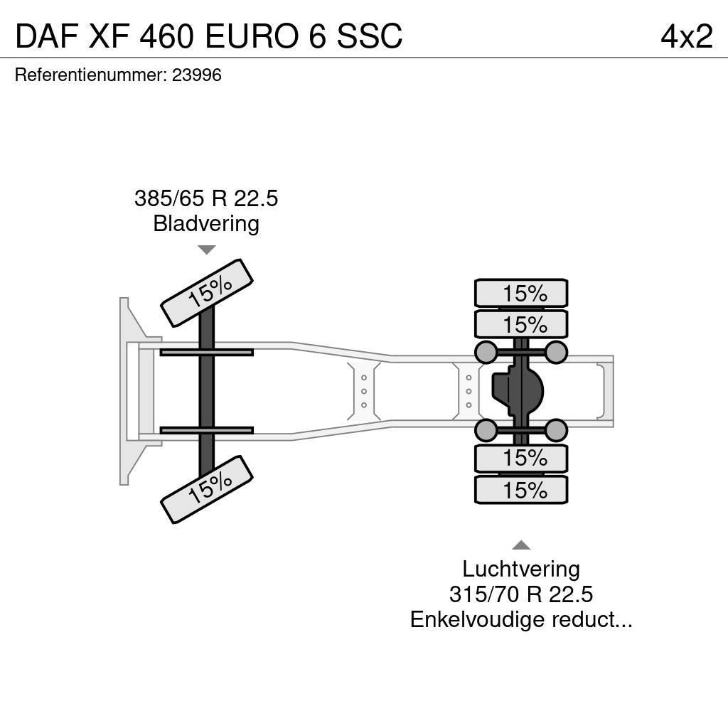 DAF XF 460 EURO 6 SSC Ciągniki siodłowe
