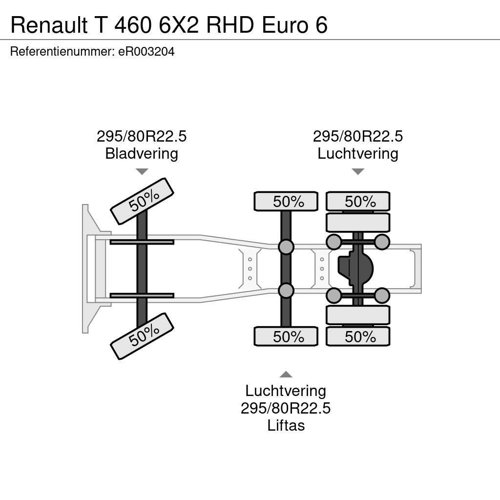 Renault T 460 6X2 RHD Euro 6 Ciągniki siodłowe