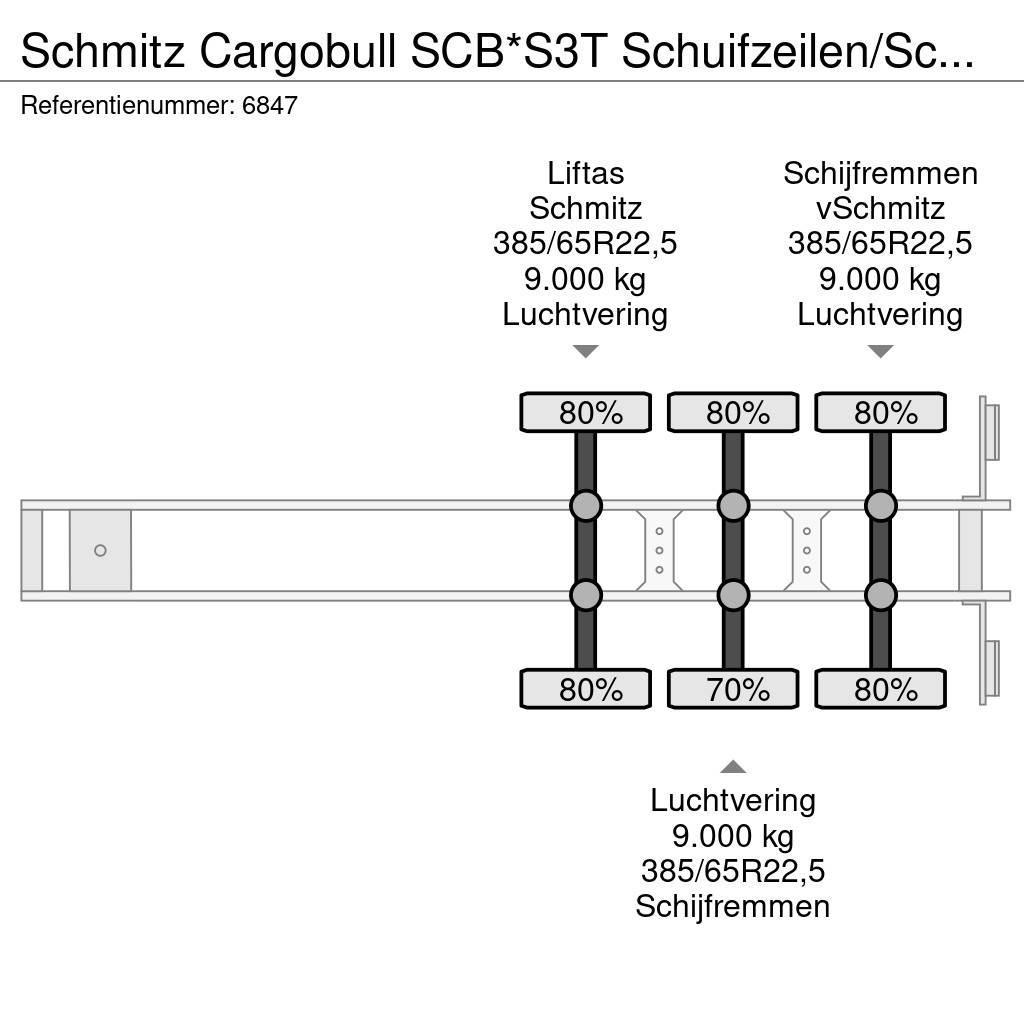 Schmitz Cargobull SCB*S3T Schuifzeilen/Schuifdak Liftas Schijfremmen Naczepy firanki